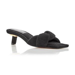Good American Black Terry 001 kitten heels Size 7.5! Like new in box!
